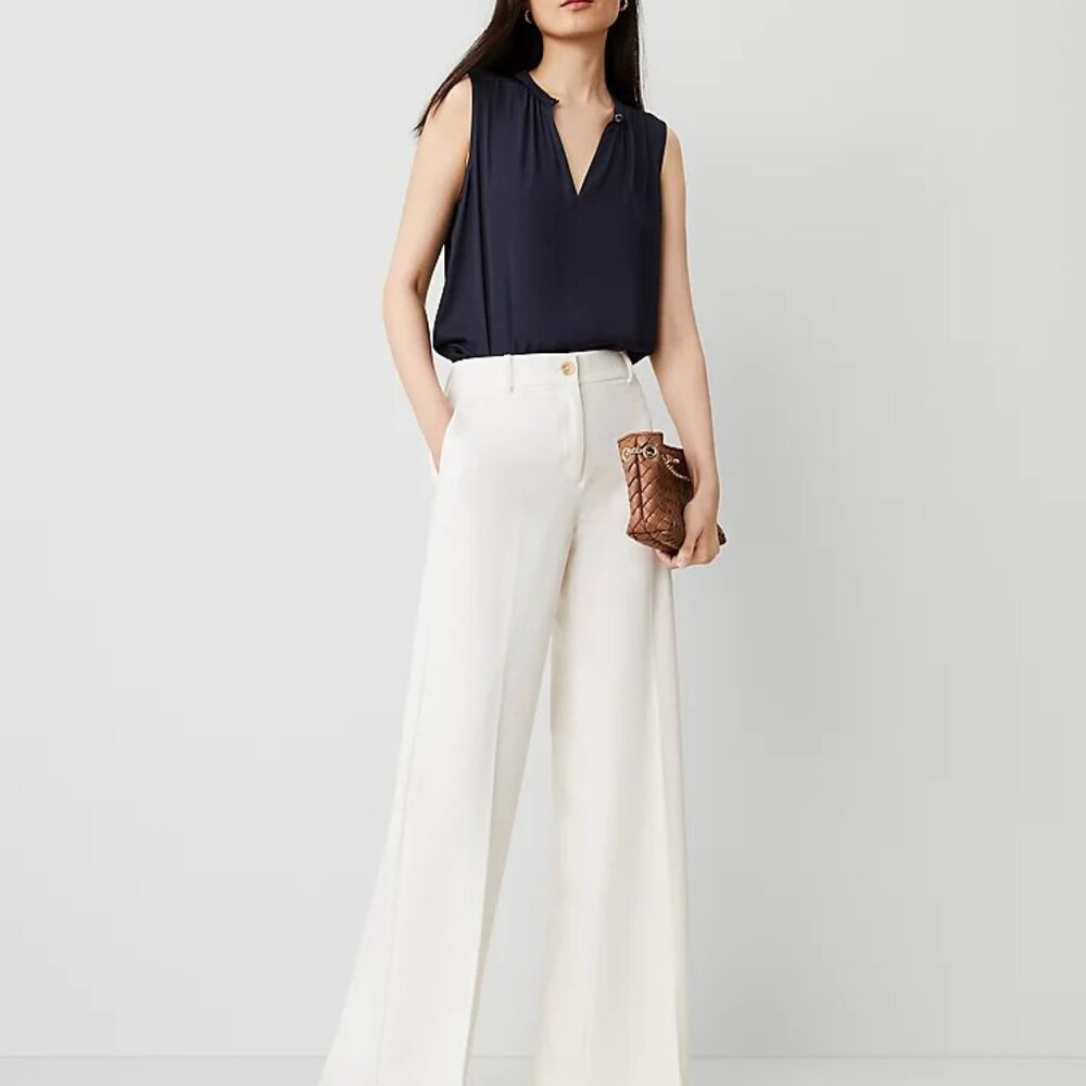 Ann Taylor Perfect Wide Leg Pants size 14 NWT!!!!!!